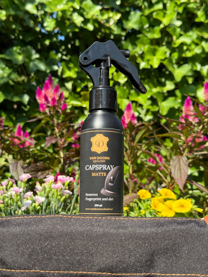 NU VERKRIJBAAR - Capspray Matte – Reiniger voor matte rijcaps – 100 ml