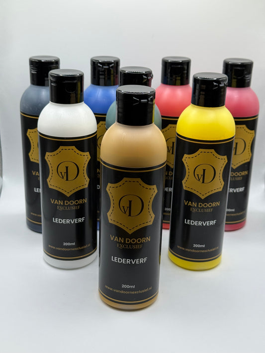 Lederverf in alle kleuren leverbaar