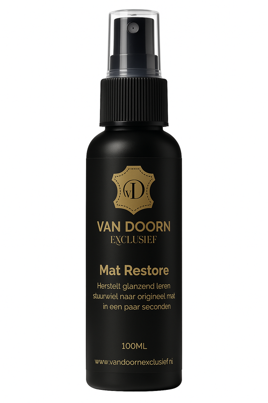 MatRestore – Maakt glimmend (stuur)leer weer origineel mat zonder de toplaag aan te tasten