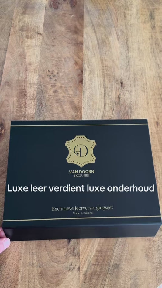 Van Doorn Exclusief Luxe Leer Onderhoudsset – Herstel, Beschermd & Behoud Premium Leer